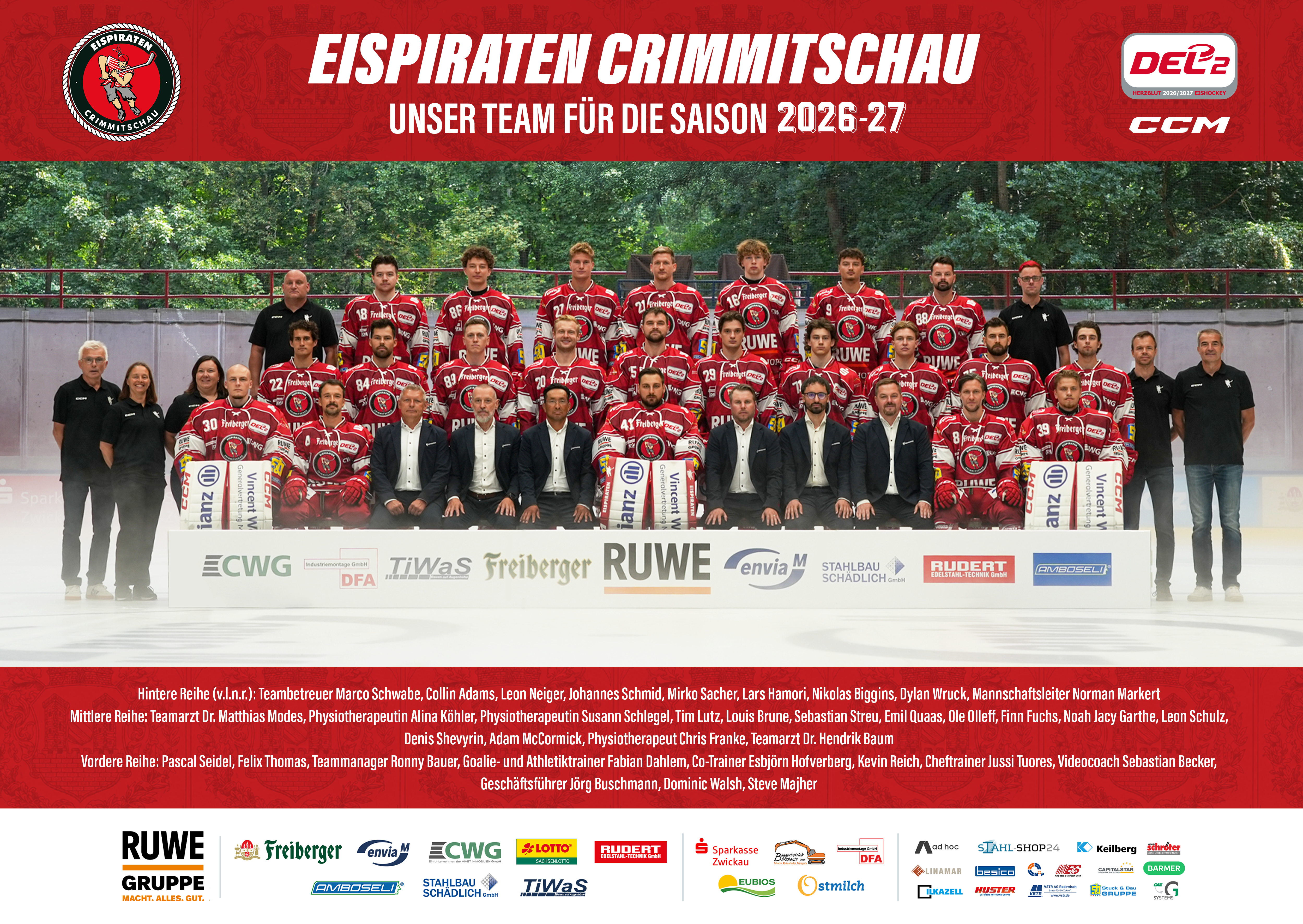 Mannschaftsposter 2026/2027