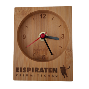 Eispiraten Holzuhr