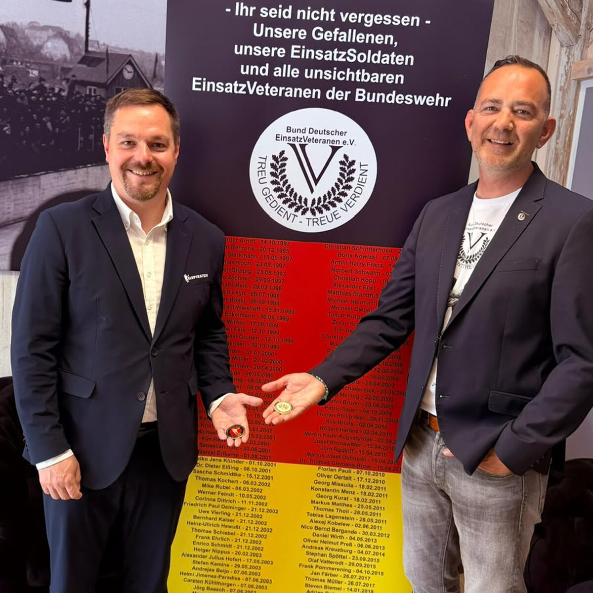 Coin Veteranen-Tag – Eispiraten Crimmitschau × Bund Deutscher EinsatzVeteranen e.V. – Bild 2